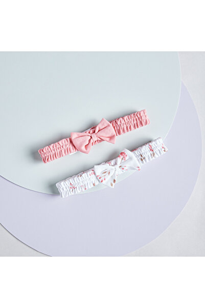 Juniors عصابة رأس مزينة بفيونكة - مجموعة من قطعتين