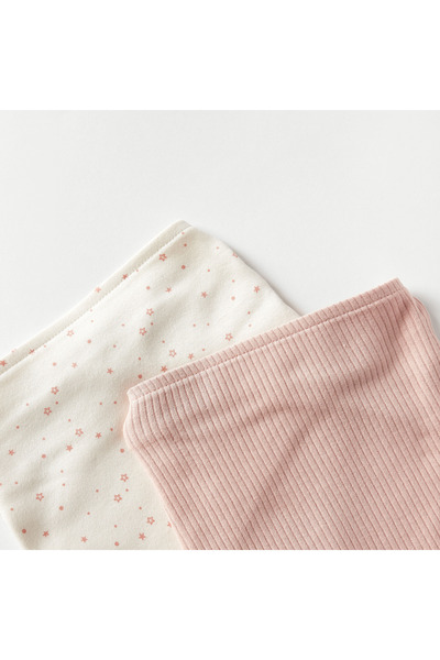 Juniors Assorted Bib with Snap Button Closure - Set of 2