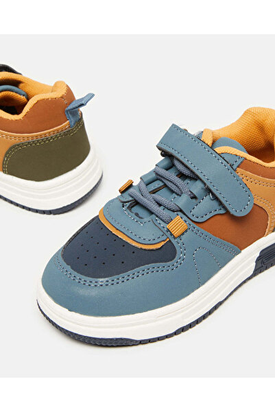 REDTAG Infant Boys Multicolour Color Block Sneakers