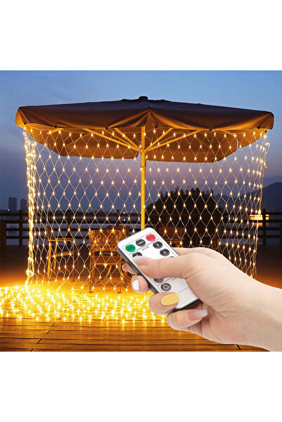 OEM Plasa luminoasa LED - 190 LEDuri alb-calde - 3 x 2 m - 230V - cu telecomanda