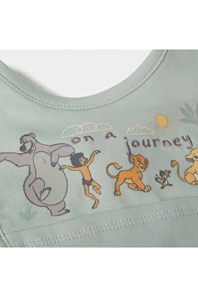 Disney Jungle Book Print Bib with Button Closure