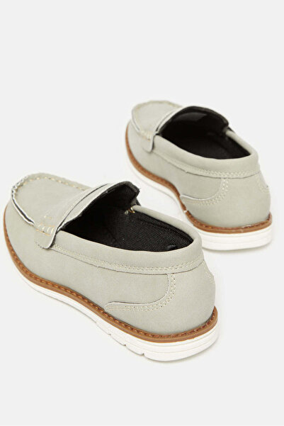 REDTAG Boys Grey Embellished Loafers