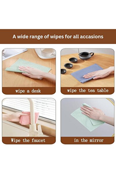 Generic Microfiber Cleaning Cloths in Box (2-Pack, 40 Pieces) - Reusable 20×20 cm Edge-Free Terry Towels (R