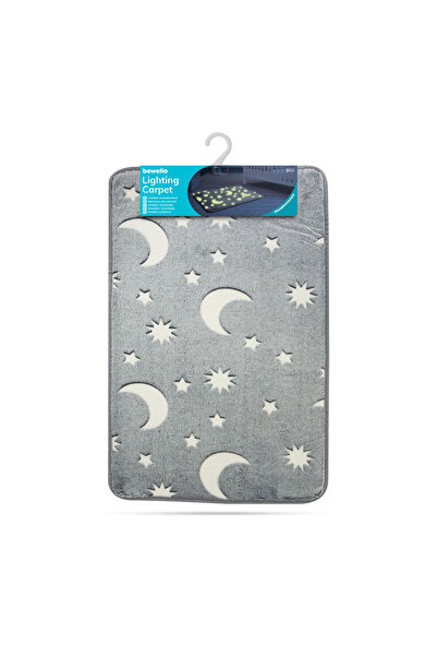 CED AUTO TRADE Luminous, phosphorescent rug - gray - 60 x 40 cm