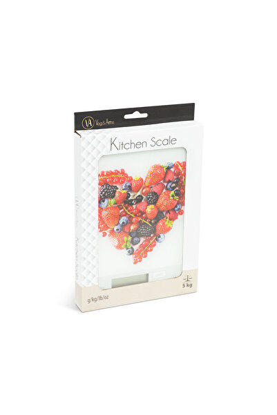 CED AUTO TRADE Vog und Arths - Kitchen scale, 5 kg, "heart" model