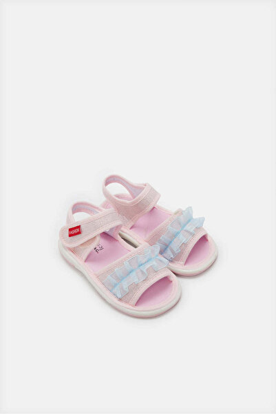 REDTAG Infant Girls Pink Sounded Outsole Sandal