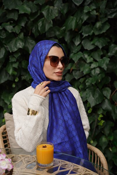 sem oyuncak Luxury Shawl Cotton Cashmere Silk Shawl 4 Seasons Mk Pattern Double-Sided 70 X 200 cm