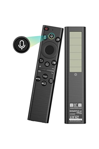 KNTECH BN59-01385A Remote control for SAMSUNG 4K IR + Bluetooth LED models 2021-2024 with solar charging