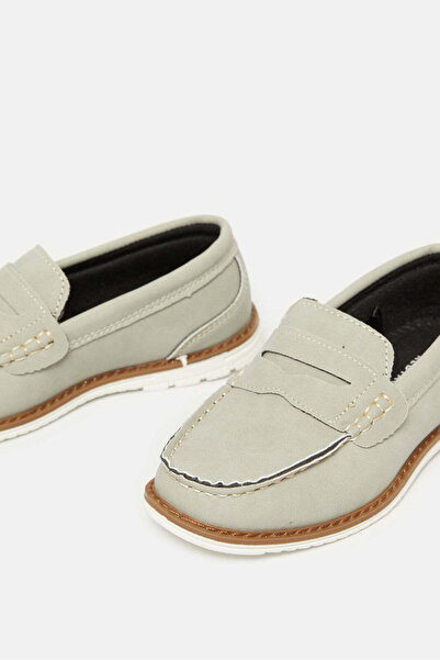 REDTAG Boys Grey Embellished Loafers