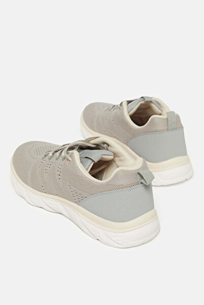 REDTAG Women Grey Lace Up Sneakers