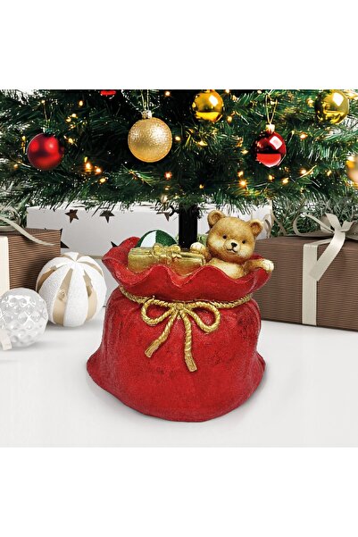CED AUTO TRADE Suport Brad Craciun - Sac Mos Craciun - Piatra - 41,5 x 31 x 4...