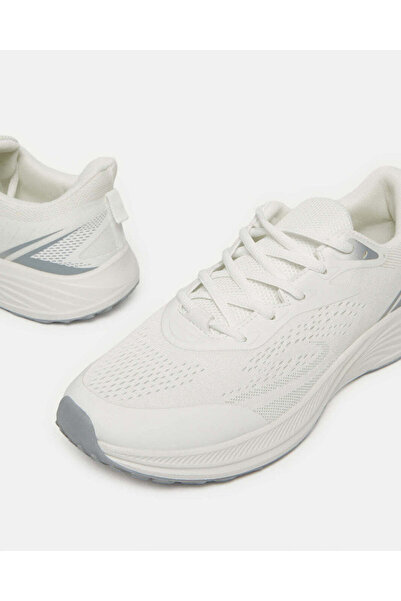 REDTAG Men White Material Block Sneaker