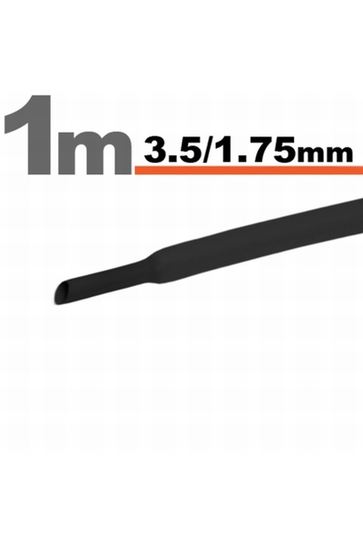 Alista Home 15 Metri Tub termocontractibilNegru • 3,5 / 1,75 mm