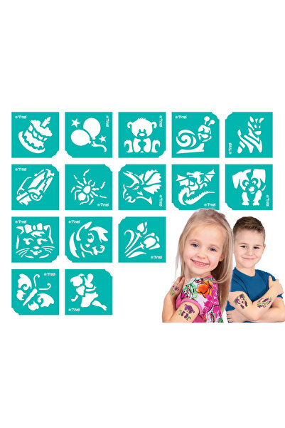 Alista Home Tattoo stencil set - birthday - 15 pcs