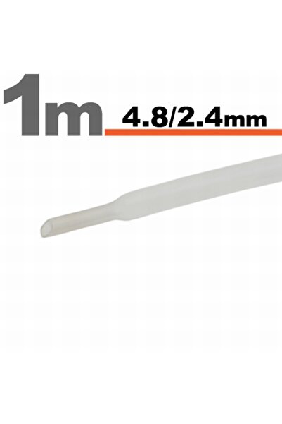 Alista Home Tub termocontractil transparent de 5 metri • 4,8 / 2,4 mm