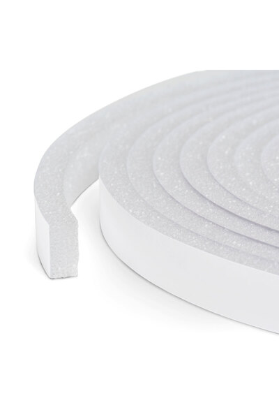 Alista Home Delight - Profil de etansare buretos, autoadeziv pt. ferestre si usi, 5 m- alb, 10 mm