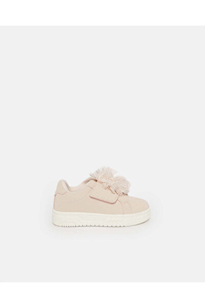 REDTAG Infant Girls Pink Velcro Sneaker