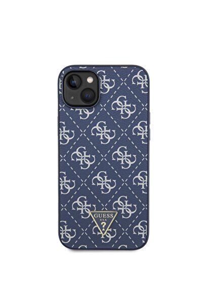 Guess Θήκη για iPhone 15 Plus, Σκληρή θήκη 4G με μεταλλικό λογότυπο, μπλε