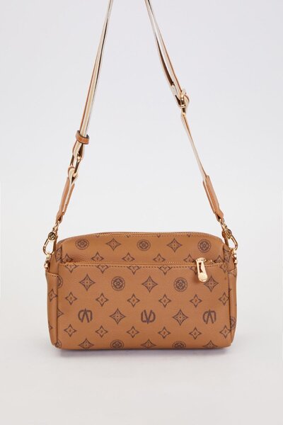 Levidor Dark Brown C8 Belted Shoulder Bag