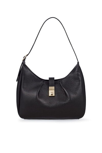 Bilik Deri Exclusive Black Women's Shoulder Bag Blm 7058-R
