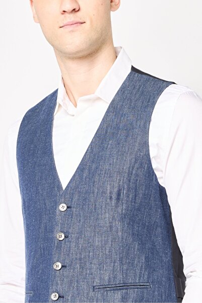 Tommy Hilfiger Men Heather Sleeveless Blazer Vest, Multicolor