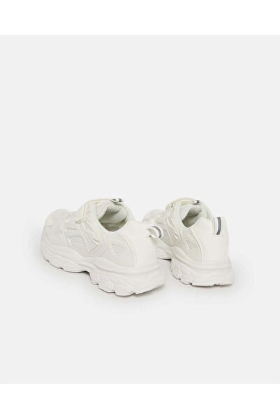 REDTAG Senior Girls White Velcro Trainer