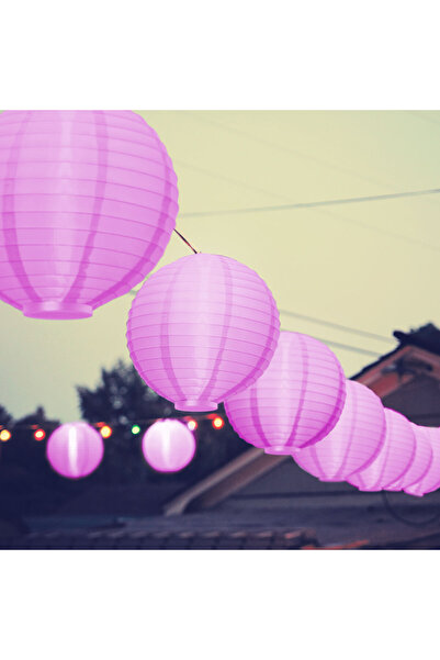 OEM Lampion LED - magenta - 2 x AAA