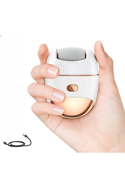 MARCINO Pilă electrică pentru picioare și călcâie, 2 viteze, rolă cu cuarț, i...