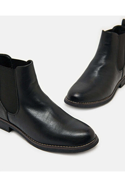 REDTAG Women Black Chelsea Boot