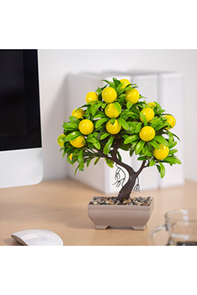 CED AUTO TRADE Decor plante artificiale - lamai - 18 x 24 cm