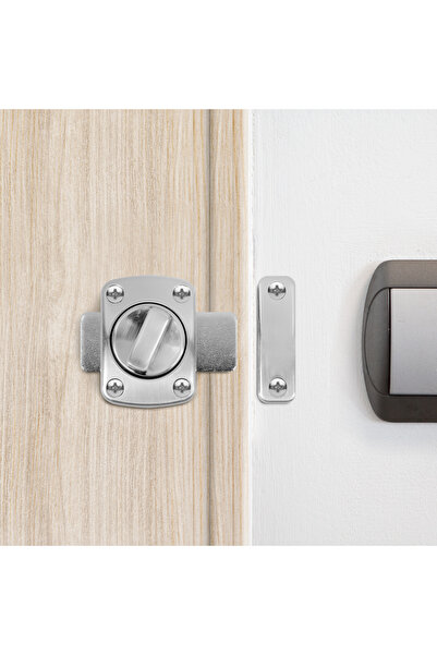 CED AUTO TRADE Bathroom door latch - aluminum - 65 x 55 x 24 mm