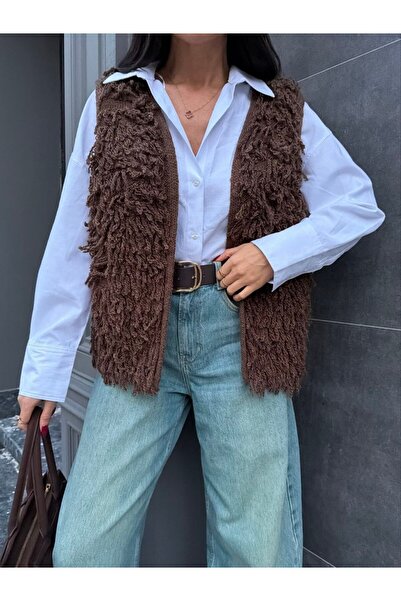 Desingadd Püsküllü Modern Yelek