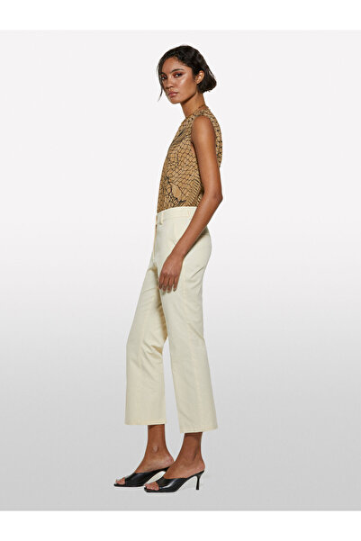 Sisley Women's Stretch Cotton Regular Waist Straight Fit Pants 325P4Enmle02X-Sis26J