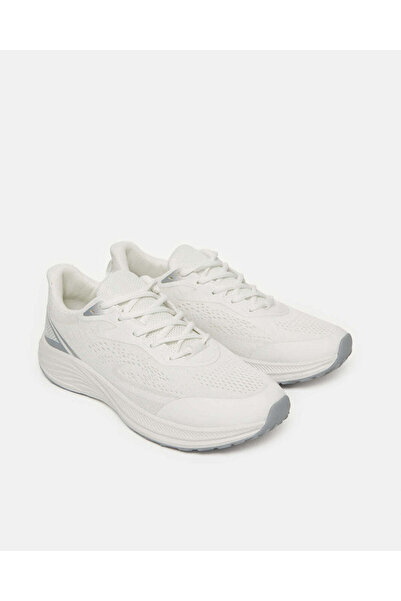 REDTAG Men White Material Block Sneaker