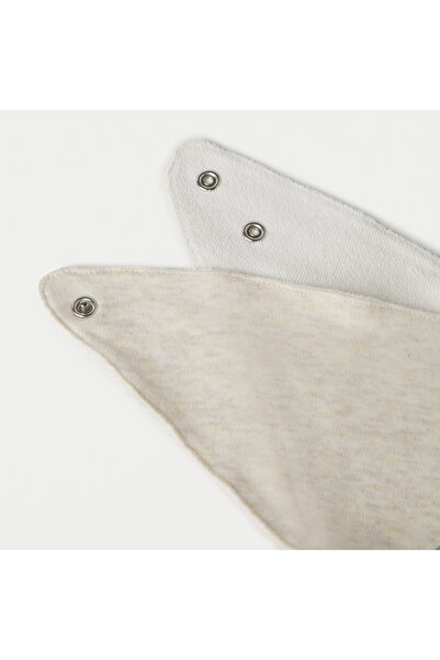 Disney Simba Print Bib with Snap Button Closure