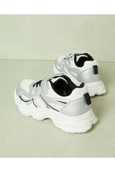 REDTAG Boys Grey Colour Block Chunky Sneaker