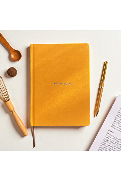 Fark Tanıtım Tarif Defteri – Sert Kapaklı 100+ Tariflik Recipe Journal, Ölçü Tablosu, Not Alanı ve Şef Soruları