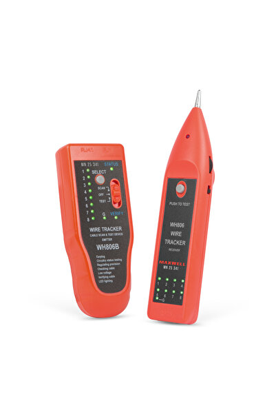CED AUTO TRADE Cable pair tester with LED. Maxwell Digital RJ45 cable tester