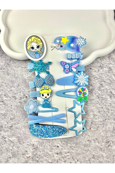 Toka Sepetim Set de catarame Elsa Frozen Blue 1 set