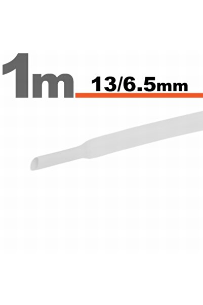 Alista Home 10 Metri Tub termocontractibilAlb • 13 / 6,5 mm