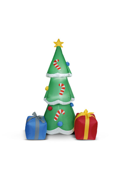 CED AUTO TRADE Inflatable Christmas tree - 180 cm - IP44 - 12 white LEDs - 100 - 240 V