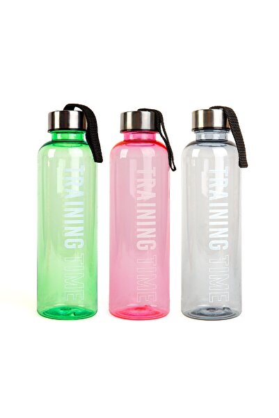 CED AUTO TRADE Sports bottle – transparent plastic – 550 ml – 3 colors