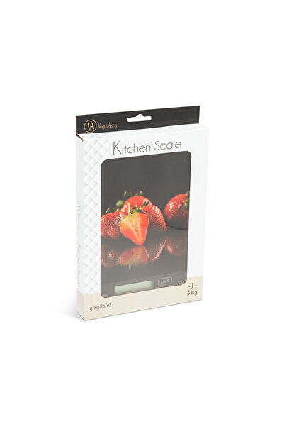 CED AUTO TRADE Vog und Arths - Kitchen scale, 5 kg, "strawberry" model