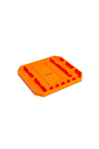 CED AUTO TRADE HANDY - Rubber tool tray, with compartments and ruler - 26 x 23.5 x 2.5 cm
