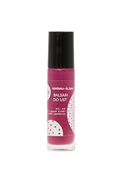 LA-LE Balsam de buze roll-on cu prune și afine 10 ml