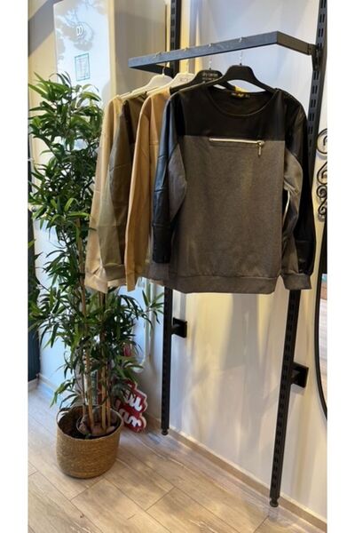 BEBE PLUS Sweatshirt with Zipper