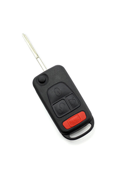 Alista Home Mercedes Benz - Carcasa tip cheie briceag cu 3 butoane, buton pan...