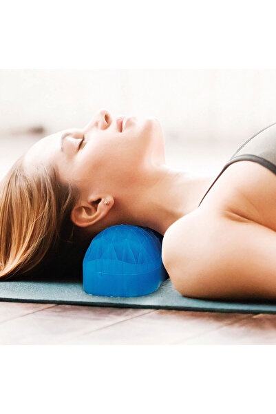 Alista Home Perna pentru gat - din gel siliconic + husa cu fermoar - 27 x 9 x 9 cm