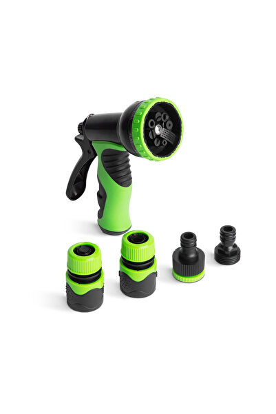 CED AUTO TRADE Set pistol de udare - 8 tipuri de pulverizare - 1/2" - cauciuc...