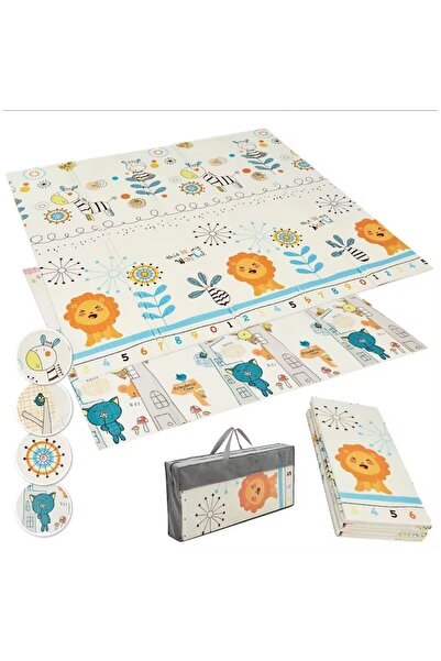 SOLTOY Extra Thick Thermal Play Mat 1 cm thick 200 x 180 cm, Lion SOLTOY®, Waterproof, Foldable
